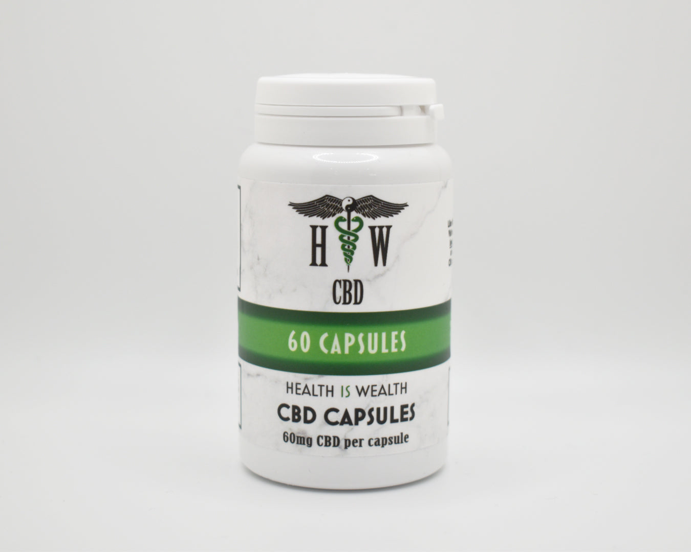 CBD Capsules (60 Capsule Tub)